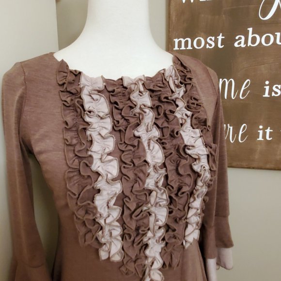 Dress Barn Ruffle Accent Dress - Picture 3 of 9